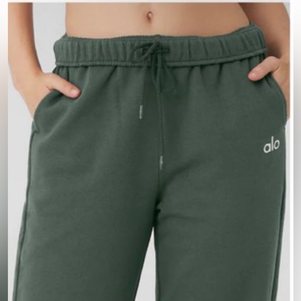 Alo Accolade Sweatpants - Dark Cactus - Medium - Brand New With Tags